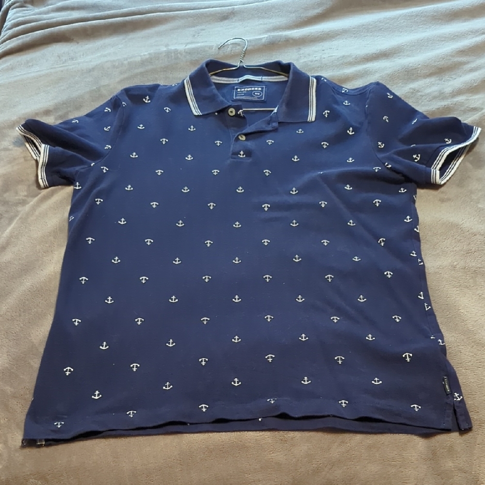 Express Anchor Pattern Polo